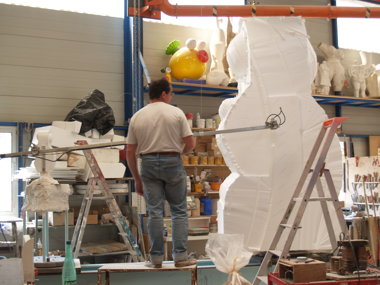 Agrandissement de sculpture au panthographe